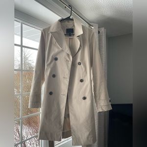 Beige Trench Coat, ONLY WORN ONCE